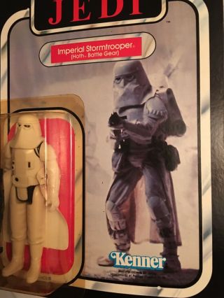 Vintage 77 Back Star Wars Imperial Stormtrooper Hoth ROTJ Aka Snowtrooper 8