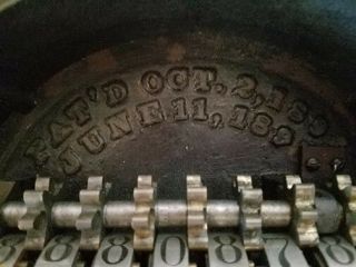 RARE Antique Crosby Brass Steam Gage,  Valve Engine Register 3