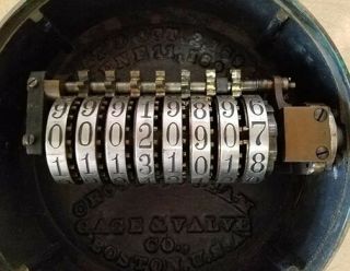 RARE Antique Crosby Brass Steam Gage,  Valve Engine Register 5