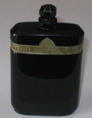 Vintage Caron Nuit De Noel Perfume Baccarat Bottle 4 1/4 " Tall - 2 Oz,  Empty,  7