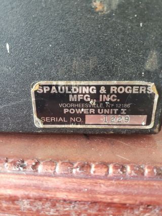 Vintage 1957 / 1958 Spaulding and Rogers Power Unit I Tattoo power supply 5