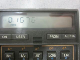HP - 41CX Rare Vintage Programmable Calculator Great & soft case & batt 3
