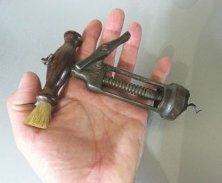 RARE ANTIQUE THOMAS LUND CORKSCREW WITH BOTTLE GRIPPERS A/F FOR RESTORATION 10