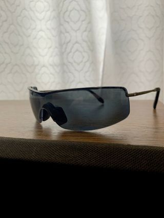 Vintage Rare Maui Jim Sandbar Polarized Men Sunglasses - Black and Grey 2