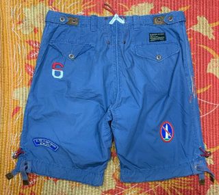 Polo Ralph Lauren Cargo Shorts Soaring Tigers Stadium 92 VTG RRL Division R1 2