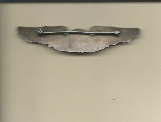 AE - 072 - US Army Air Corps Force Sterling Silver Crew Wings LGB WWII 2