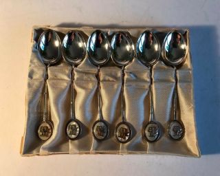 Antique Chinese Export Silver & Mother Of Pearl Teaspoons Early 20th Century 2