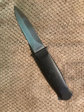 Vintage 1980’s Gerber Guardian Boot Knife,  R.  W.  Loveless Design Leather Sheath 2