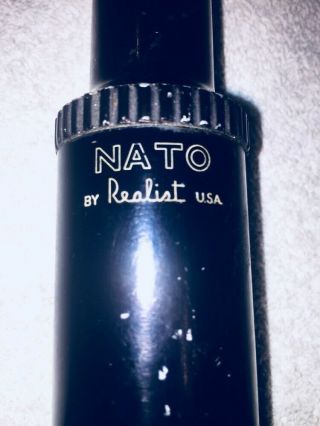 Vintage Realist NATO 4x Rifle Scope Very Rare 2