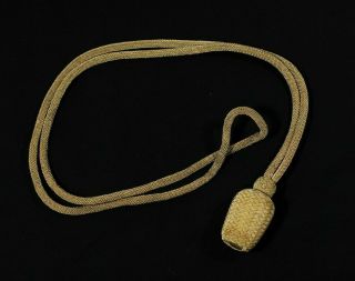 Sword Tassel Knot,  Gunto Katana Ww2 Japanese Army Officer 47.  5cm