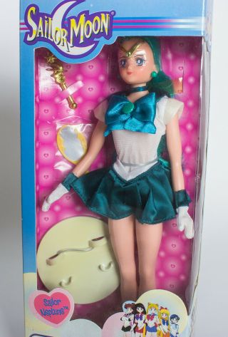RARE Vtg Sailor Neptune 11.  5” Deluxe Adventure Doll 2001 Sailor Moon Irwin 2001 2