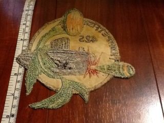 VINTAGE 60 ' s SUBMARINE USN US NAVY USS TRUMPETFISH SS - 425 SHIP DECK JACKET PATCH 2