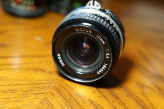 Vintage Nikon 20mm F/3.  5 Ai Lens