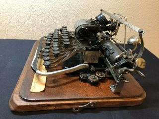 Vintage 1910 ' s Blickensderfer No.  7 Typewriter Antique Rare 5