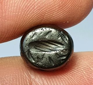 Ancient Rare Hematite Seal Bead