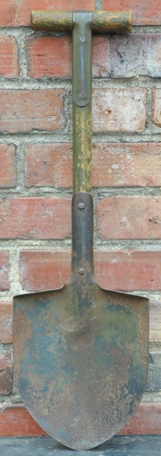 Antique Ww1 Wwi Us Army Model M - 1910 T - Handle Entrenching E - Tool Shovel Military