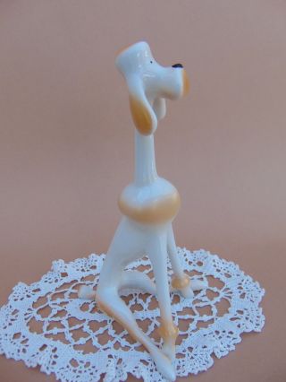 Vintage Porcelain Hungarian Hollohaza ART DECO POODLE DOG Handpainted 8