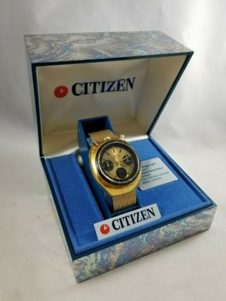 Citizen 8110 901026 - Y Chronograph Automatic 23 Jewel Vintage Bullhead Wristwatch 2