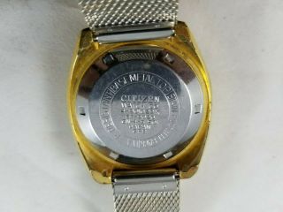 Citizen 8110 901026 - Y Chronograph Automatic 23 Jewel Vintage Bullhead Wristwatch 7