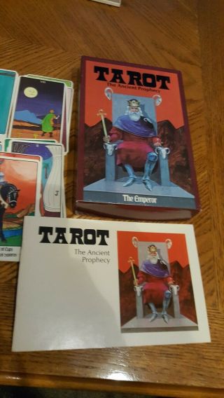 Tarot The Ancient Prophecy Deck 1973 With Instructions Crisp Cards