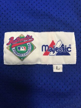 Montreal Expos Vintage Team Game Issued Mesh Jersey Size Large 2 2