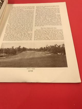 Vintage Golf Memorabilia / Bare Burn National Golf Championship / September 1928 8