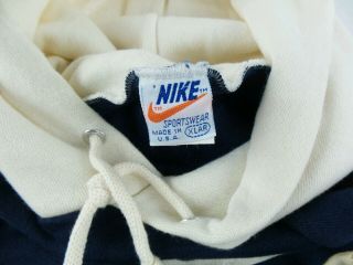 Vintage 80s Nike Orange Tag Hoodie Size Mens XL 4