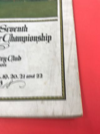 Vintage Golf Memorabilia / Flossmoor Country Club Championship / September 1923 3