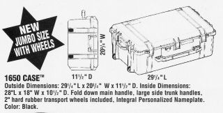 PELICAN 1650 Equipment Case Vintage Version w/ Foam Interior 6