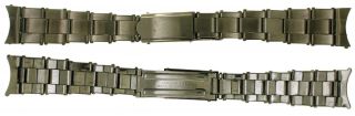 Vintage Rivet Link Stretch Expansion Stainless Steel Watch Band Bracelet 17.  5mm