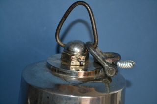 Large Antique Mid 20th Century Chrome / Nickel Plated Bronze Ships Bell,  c 1950 4