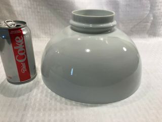 Te22e Antique Vtg Milk Glass Light Lamp Shade White Round 10 " 5 - 1/2 " 3 - 5/8 3 - 3/4