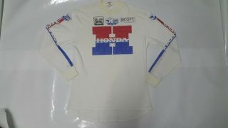 Vintage Motocross Jt Racing Usa.  Honda Long Sleeve T - Shirt David Bailey Size Xl