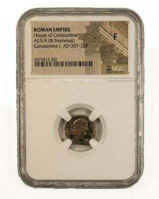 Constantine The Great,  Ancient Roman Coin,  Ngc (f)
