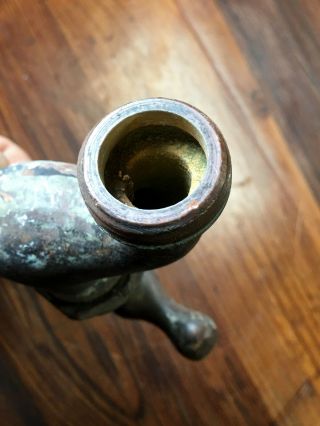 Antique Vintage Brass Garden Hose Water Spigot Faucet Knob Steampunk (45) 5