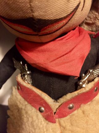 Rare 1930 Mickey Mouse Antique Knickerbocker Cowboy Doll Early Complete 3