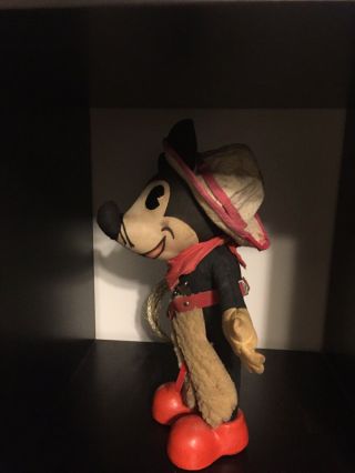 Rare 1930 Mickey Mouse Antique Knickerbocker Cowboy Doll Early Complete 5