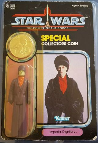 1984 Imperial Dignitary Moc Vintage Star Wars Figure Kenner Unpunched
