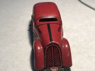 Antique Marx Tin Wind Up Toy Tricky Fire Chief Car 1930’s 1940’s Shape 8