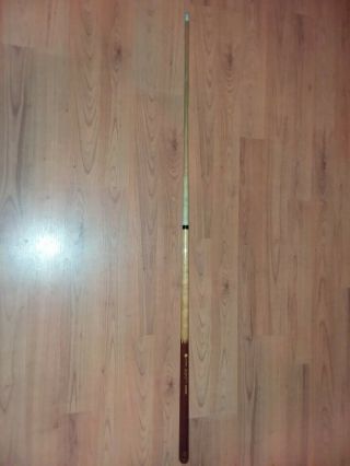 Vintage JOSS Pool Cue with end caps and case. 4