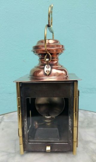 Antique Railroad Lantern French Train Ligth Lamp Raylway - Deloge Freres