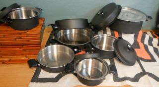 Cookware - Miracle Maid Pots and Pans - Pans Set - Vintage 11 - Piece Set 3