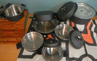 Cookware - Miracle Maid Pots and Pans - Pans Set - Vintage 11 - Piece Set 4