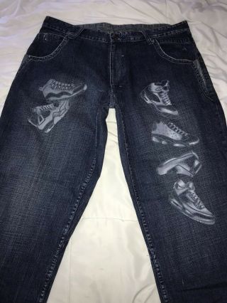 Vintage Air Jordan Jeans - French Blue 13 12 Xiii Xii - 38 X 34