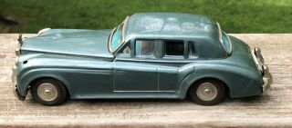 Vintage Japan Tin Friction Toy Rolls Royce Car - Yonezawa - 1960’s 3