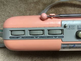 VINTAGE Sharp QT - 50 AM/FM Radio Cassette Player as seen in STRANGER THINGS 3 10