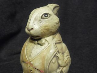 Vintage Celluloid Easter Bunny Antique Toy Rattle