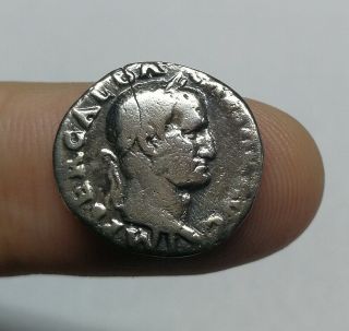 Very Rare Ancient Roman Imperial Galba Silver Denar Coin 68 - 69 Ad