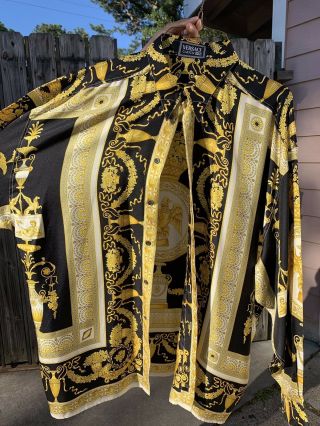 vintage gianni versace silk shirt 2