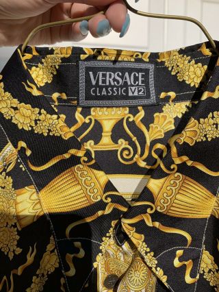 vintage gianni versace silk shirt 3